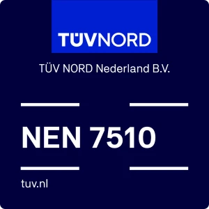 TÜV NORD keurmerk NEN 7510